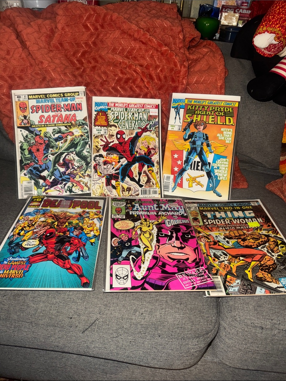 Marvel Vintage & Modern Comic Book Lot | Spider-Man, Deadpool, Kitty Pryde & Cla